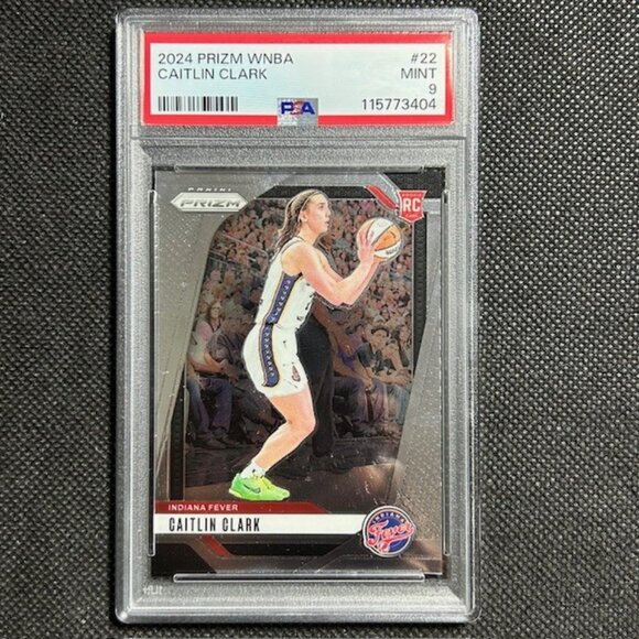 2024 Panini Prizm WNBA Basketball Caitlin Clark Rookie RC #22 PSA 9 MINT - Picture 1 of 2